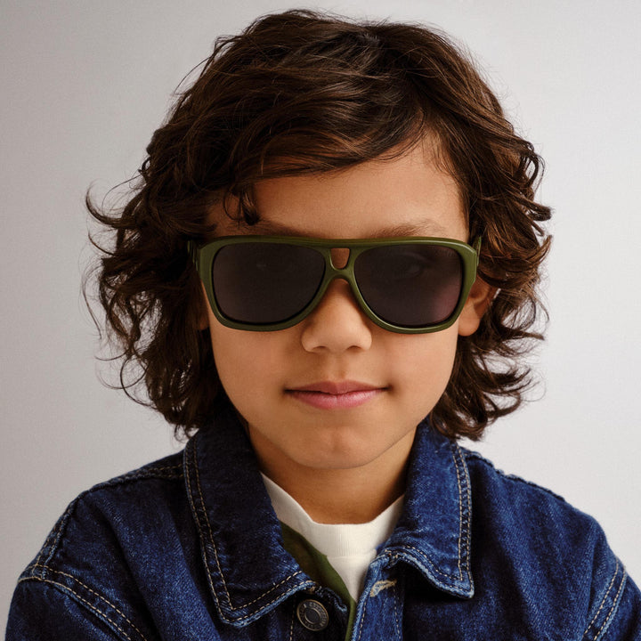 Cancer Council | Timber Wolf Sunglasses | Khaki | Front Lifestyle