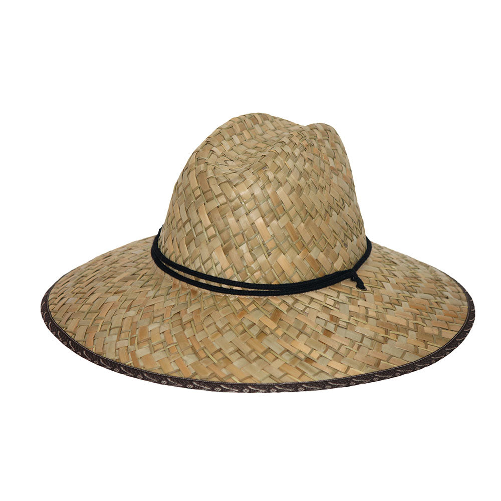 Mens Straw Surf Hat - Natural