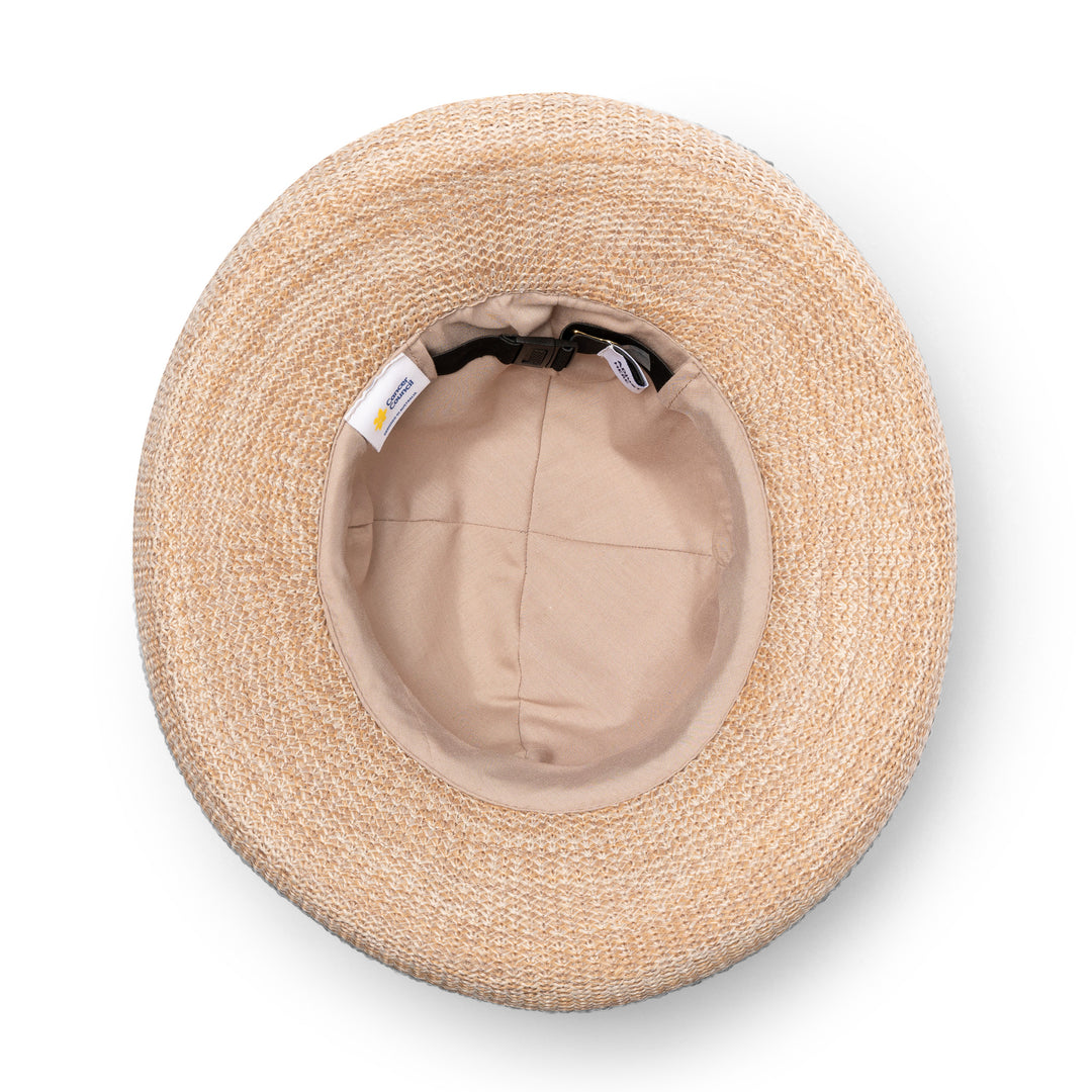 Cancer Council | Classic Breton Hat - Under Brim | Mixed Camel | UPF50+ Protection