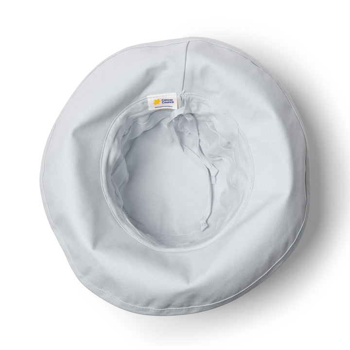 Cancer Council | Essential Traveller Hat - Under Brim | White | UPF50+ Protection