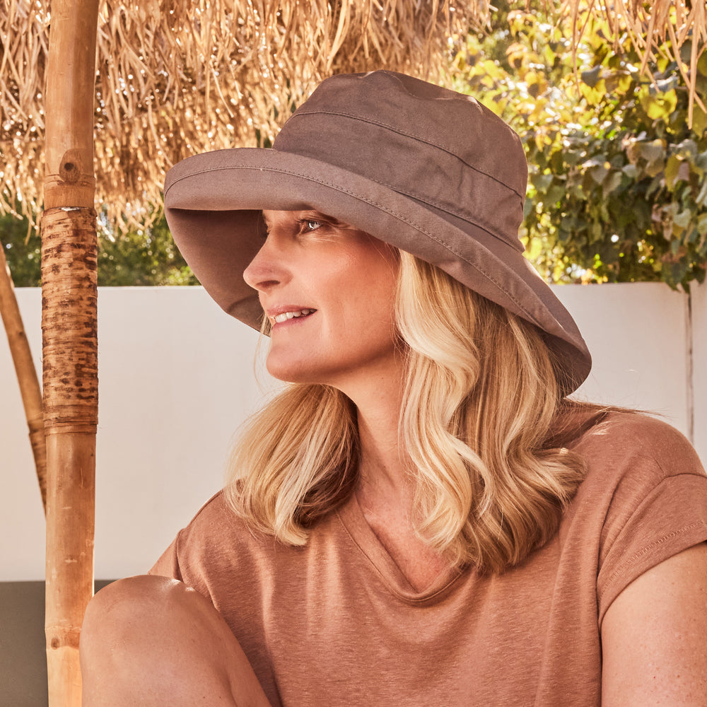 Cancer Council | Essential Traveller Hat - Lifestyle | Mocha | UPF50+ Protection