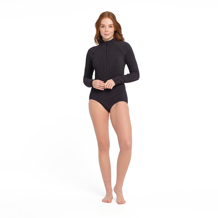 Cancer Council | Textured Phantom Paddle Suit - Full Front | Phantom | UPF50+ Protection