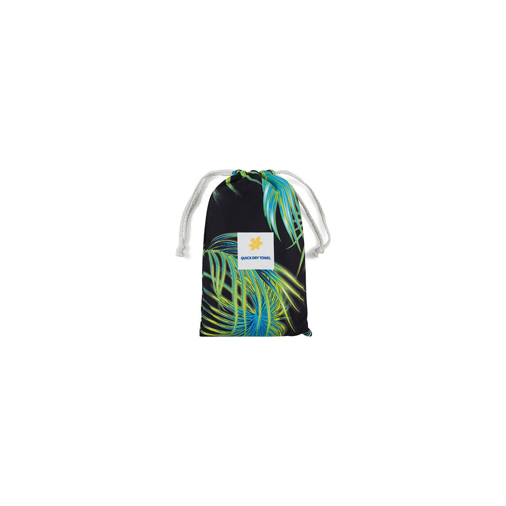 Cancer Council | Palm Breeze Sand Free Towel - Bag | Green | UPF50+ Protection