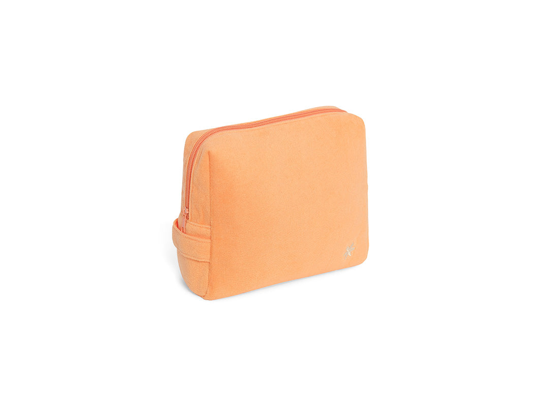 Cancer Council | Terry Towelling Pouch - Angle | Orange | UPF50+ Protection