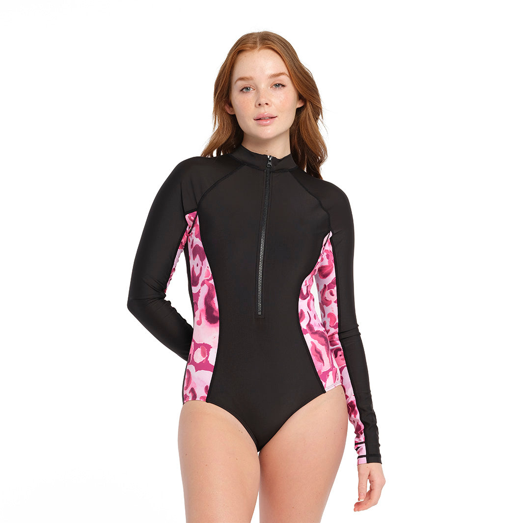 Cancer Council | Aster Animal Paddle Suit - Front | Phantom | UPF50+ Protection