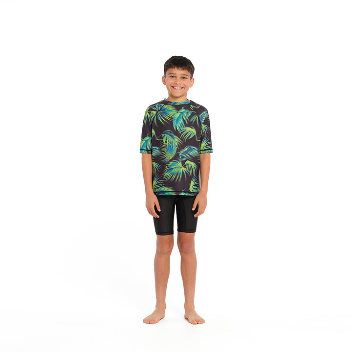 Cancer Council | Kids Swim Shorts - Full Front | Phantom | UPF50+ Protection