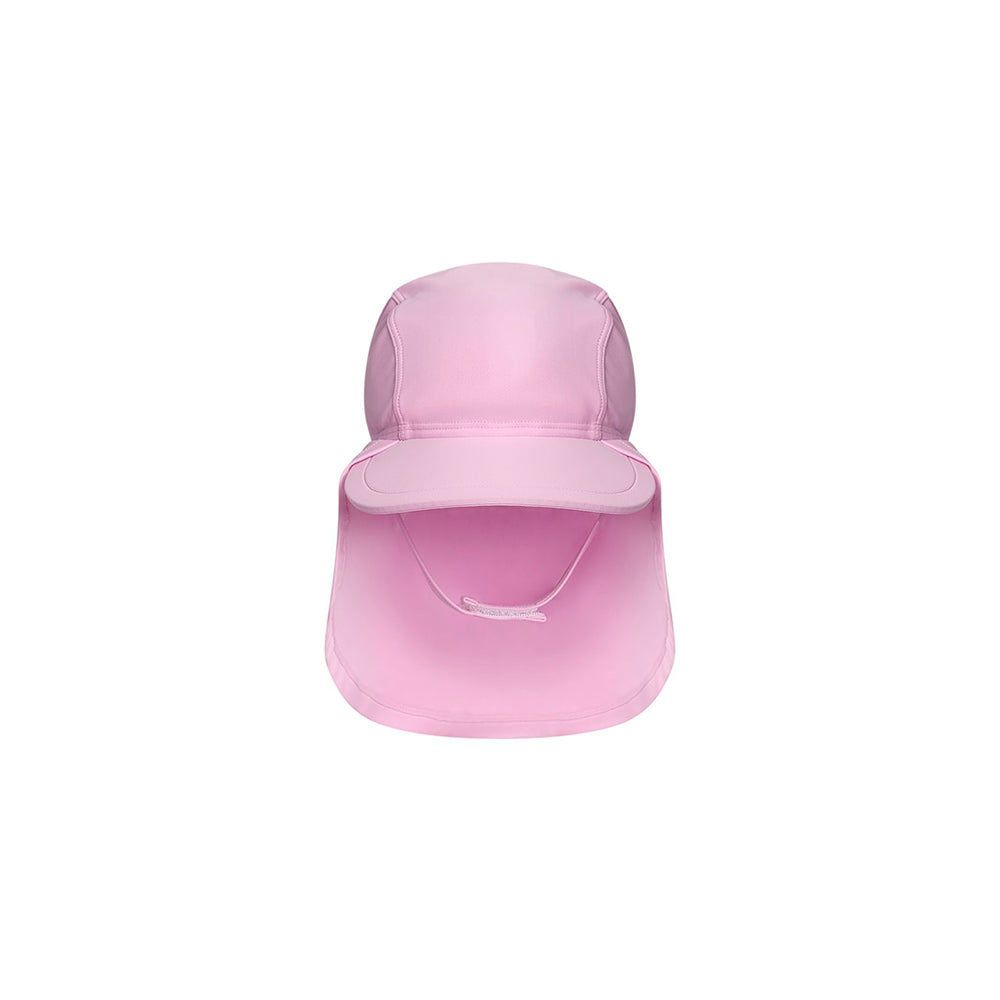 Cancer Council | Infant Legionnaire Swim Hat - Front Flat | Sweet Lilac | UPF50+ Protection