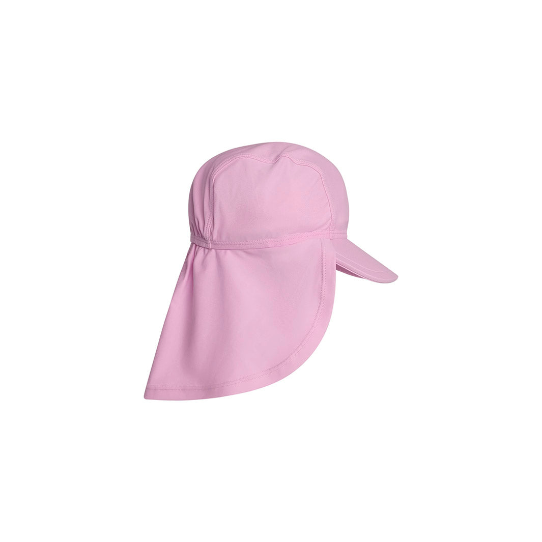 Cancer Council | Infant Legionnaire Swim Hat - Flat | Sweet Lilac | UPF50+ Protection