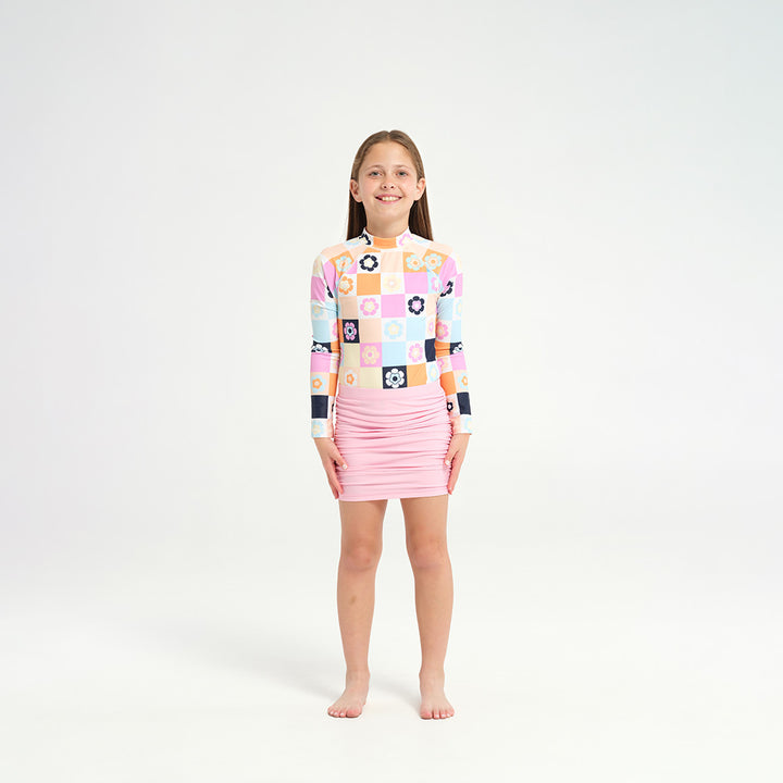 Cancer Council | 
Kids Swim Skirt - Sweet Lilac - Full Body |  UPF50+ Protection
