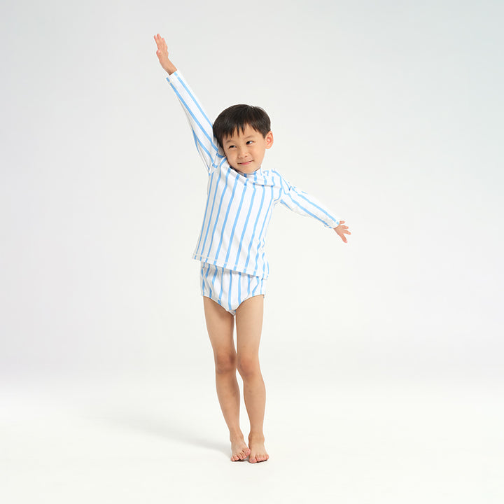 Cancer Council | 
Infant Swim Nappy - Stripe - Flying |  UPF50+ Protection