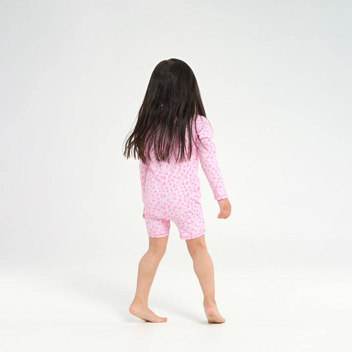Cancer Council | 
Infant Candy LS Swim Zip Suit - Back |  UPF50+ Protection