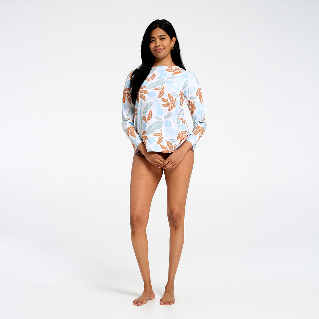 Cancer Council | Womens Breeze Oversized LS Rashie | Full | UPF50+ Protection