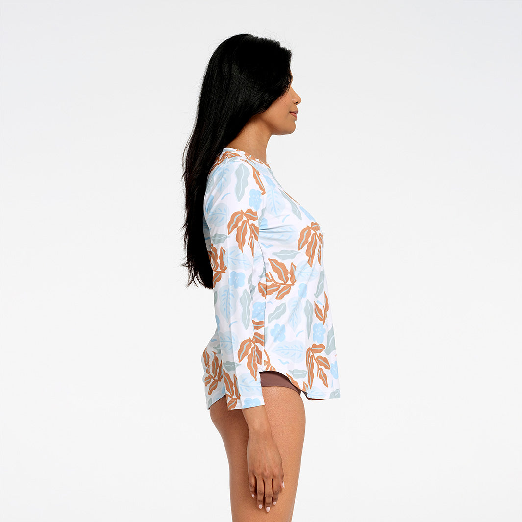 Cancer Council | Womens Breeze Oversized LS Rashie | Angle | UPF50+ Protection