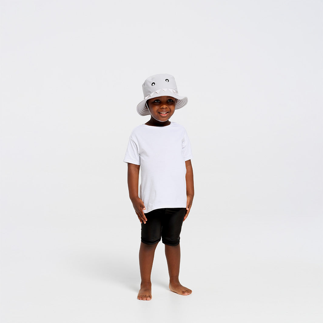Cancer Council | Toddler Shark Bucket Hat | Full Body | UPF50+ Protection