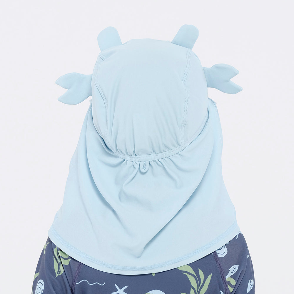 Cancer Council | Toddler Crab Legionnaire Hat | Back | UPF50+ Protection