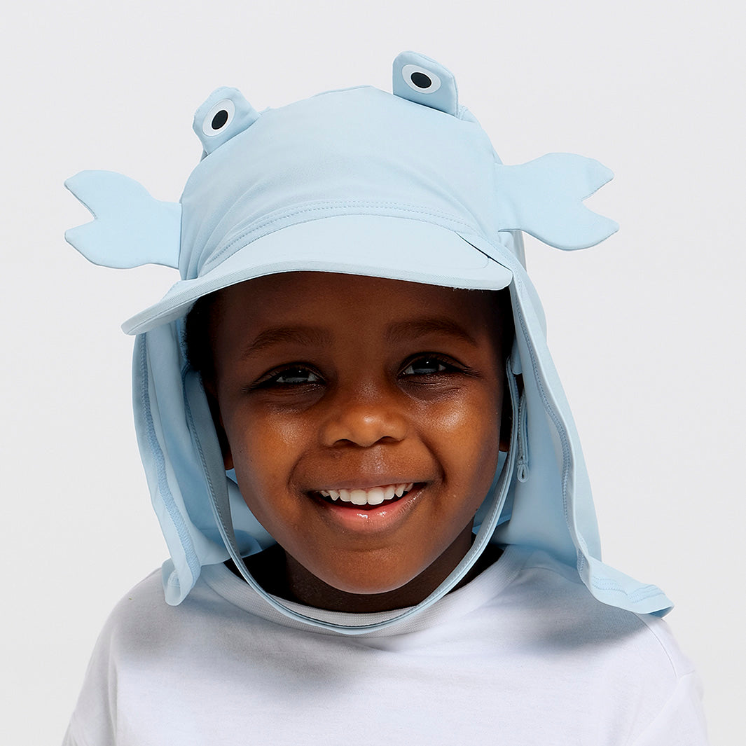 Cancer Council | Toddler Crab Legionnaire Hat | Front | UPF50+ Protection