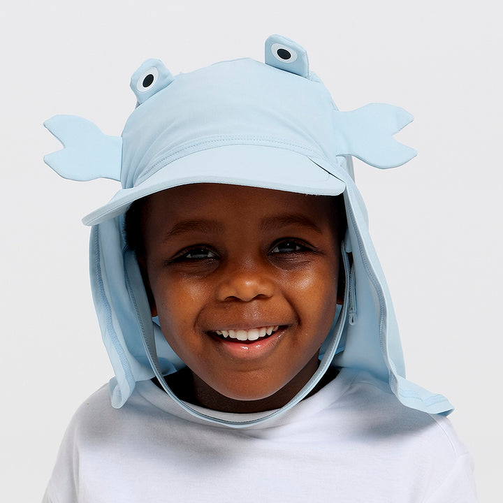 Cancer Council | Toddler Crab Legionnaire Hat | Front | UPF50+ Protection