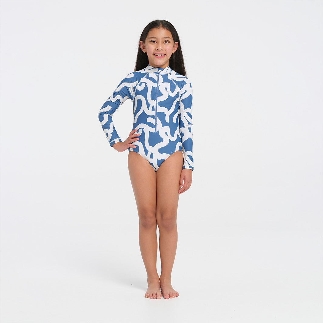 Cancer Council | Kids Waves Paddle Suit | Full | UPF50+ Protection
