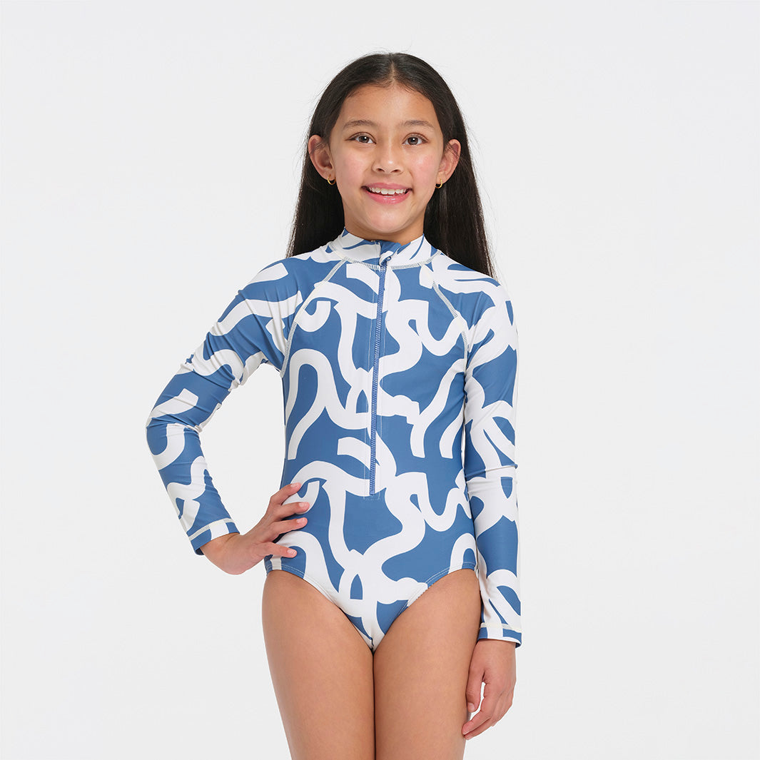 Cancer Council | Waves Paddle Suit | Front | UPF50+ Protection