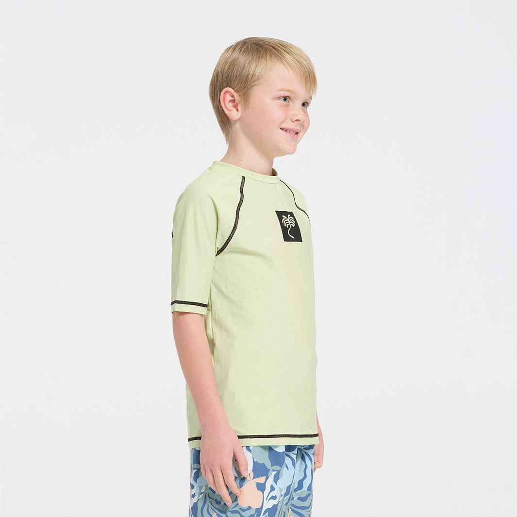 Cancer Council | Kids Sea Breeze Short Sleeve Rashie | Side | UPF50+ 