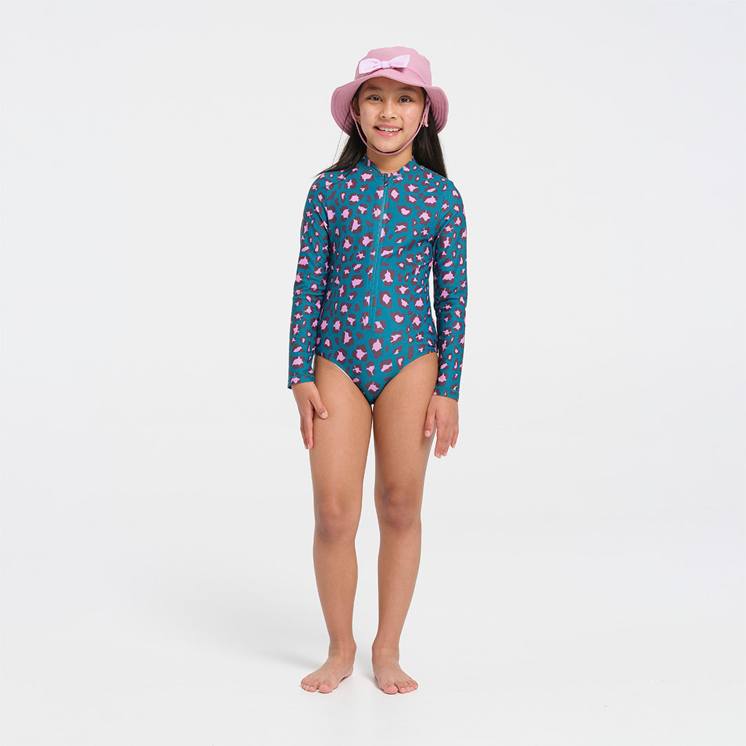 Cancer Council | Kids Bow Bucket Hat | Swimwear Full | UPF50+ Protection