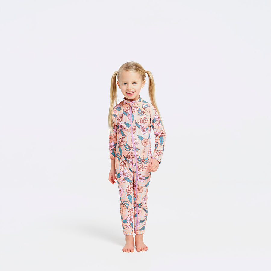 Cancer Council | Paradise Swim Zip Suit | Front | UPF50+ Protection