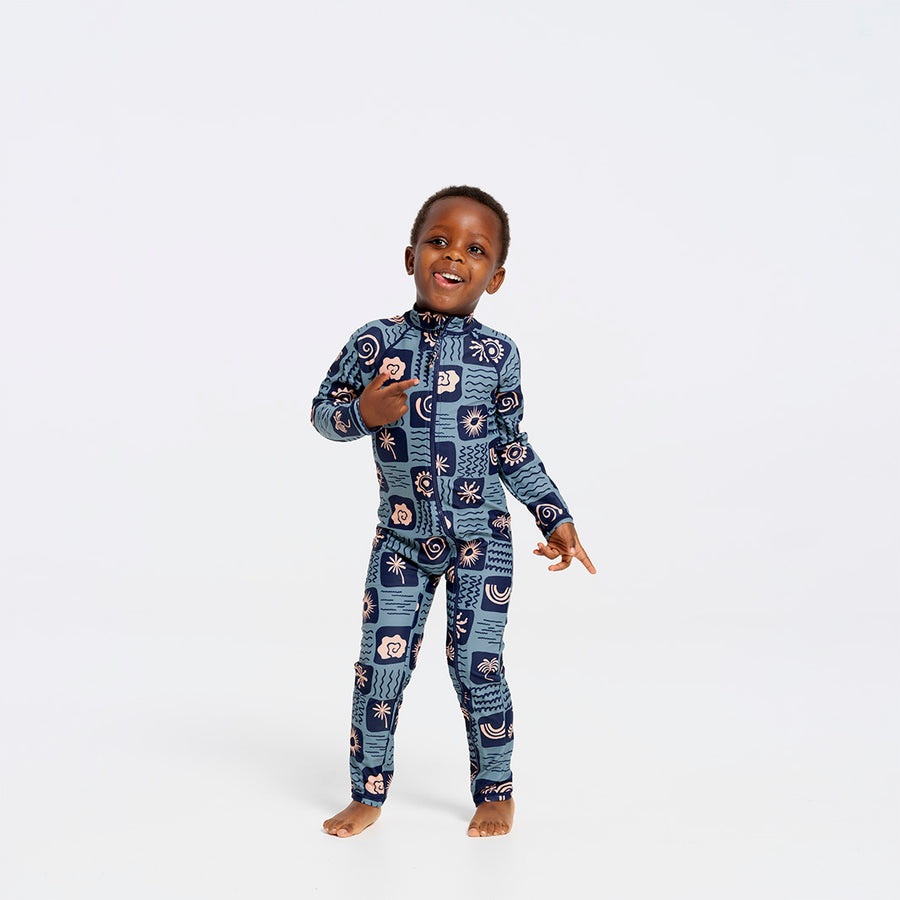 Cancer Council | Shell Swim Zip Suit | Full | UPF50+ Protection