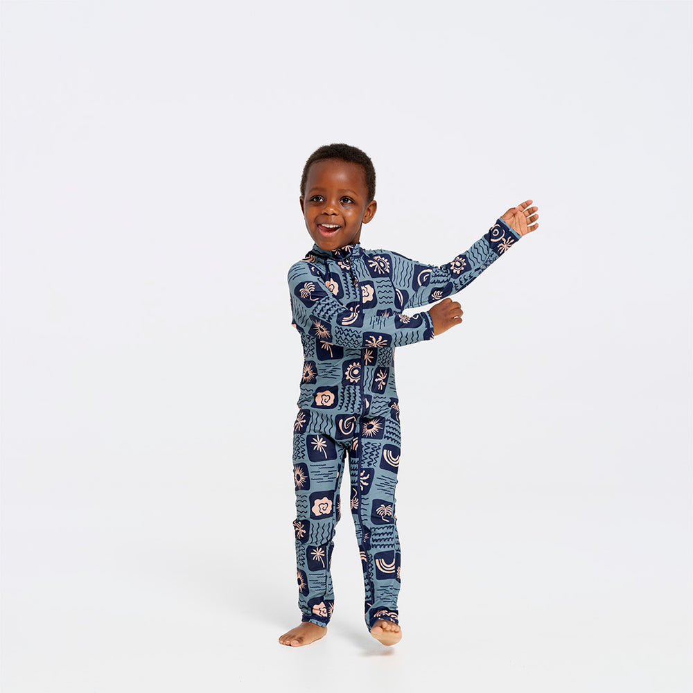 Cancer Council | Shell Swim Zip Suit | Front | UPF50+ Protection