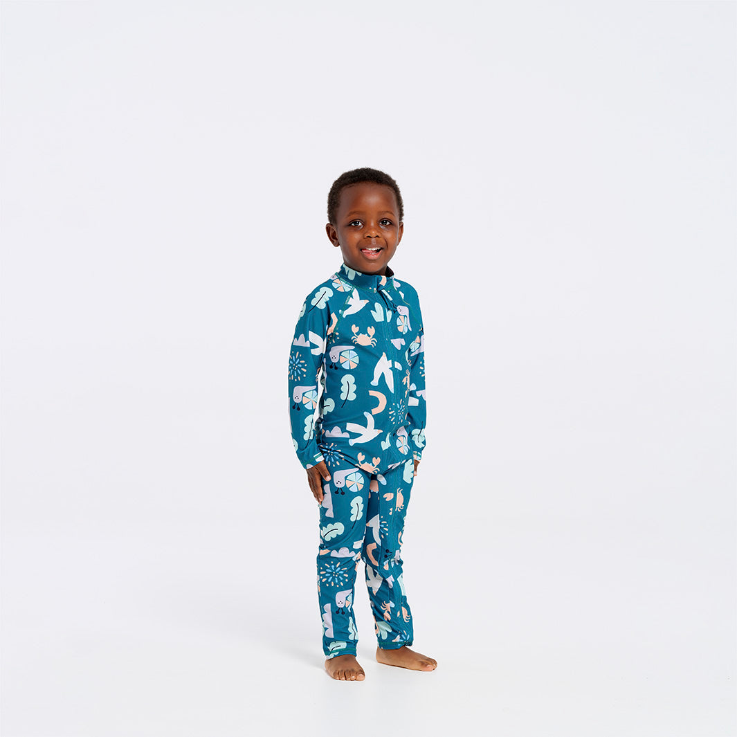 Cancer Council | Gull Swim Zip Suit | Front | UPF50+ Protection