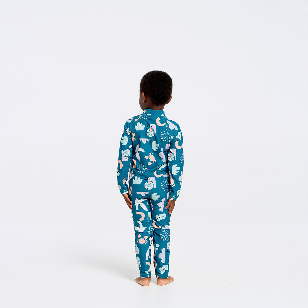 Cancer Council | Gull Swim Zip Suit | Back | UPF50+ Protection