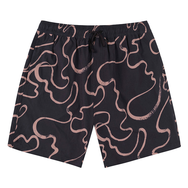 Cancer Council | Mens Swirl Boardshorts | Flat | UPF50+ Protection