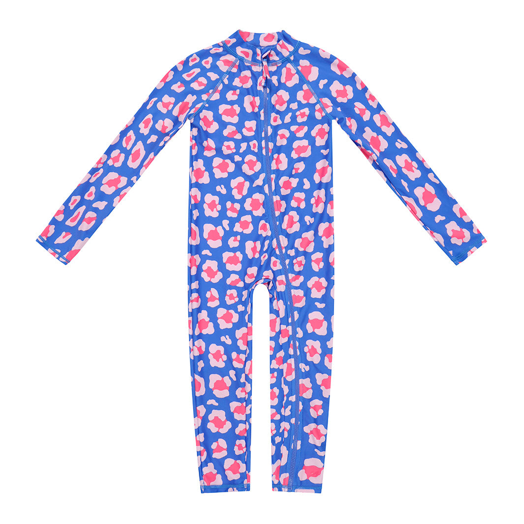 Cancer Council | Bloom Swim Zip Suit | Flat Lay | UPF50+ Protection