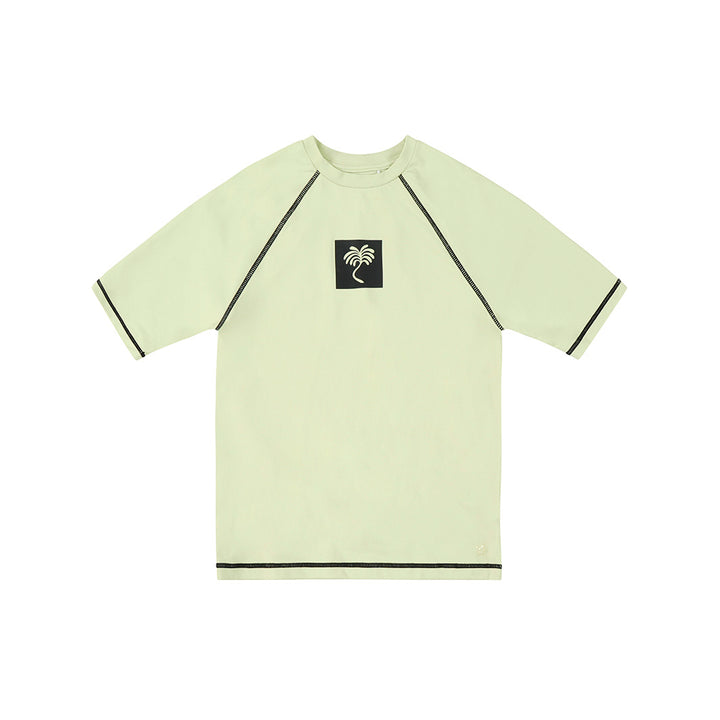 Cancer Council | Kids Sea Breeze Short Sleeve Rashie | Flat | UPF50+ 