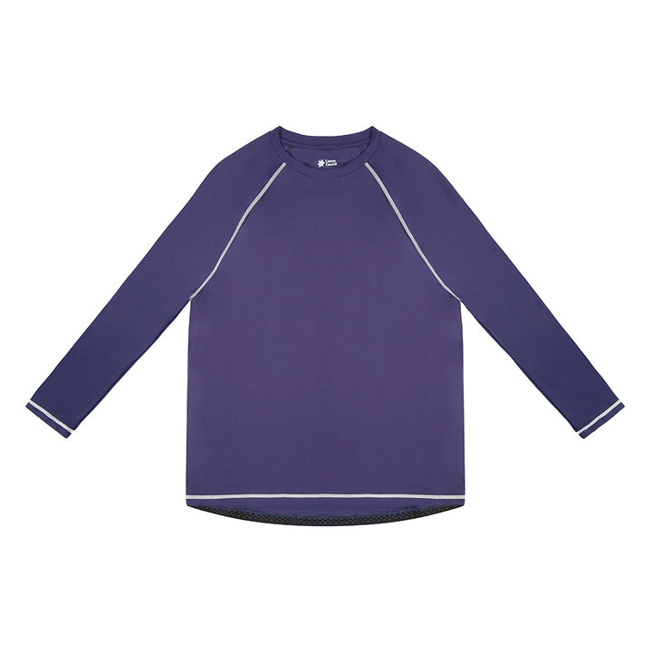 Cancer Council | Mens Block LS Rashie | Flat | UPF50+ Protection