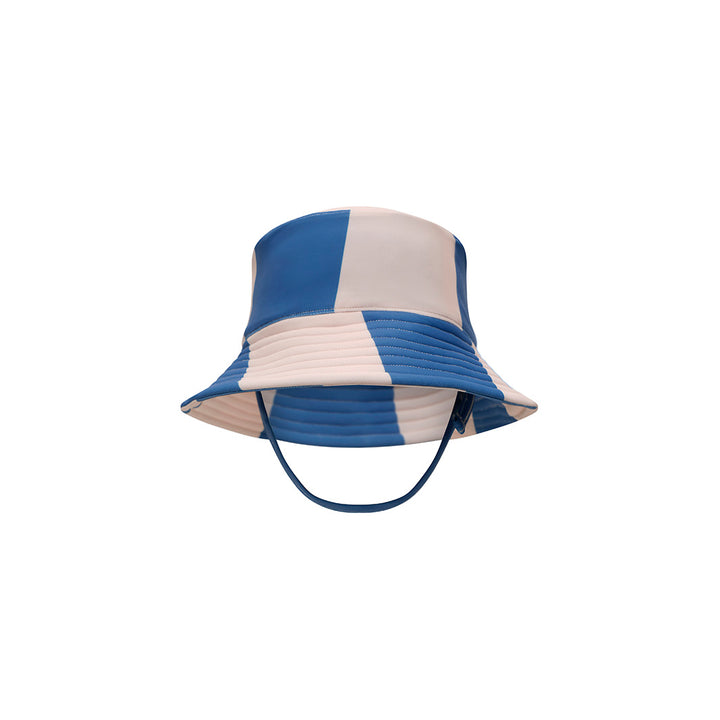 Cancer Council | Toddler Blue Patch Swim Bucket Hat | Flat | UPF50+ Protection