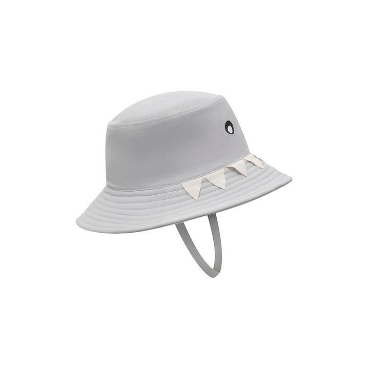 Cancer Council | Toddler Shark Bucket Hat | Side | UPF50+ Protection