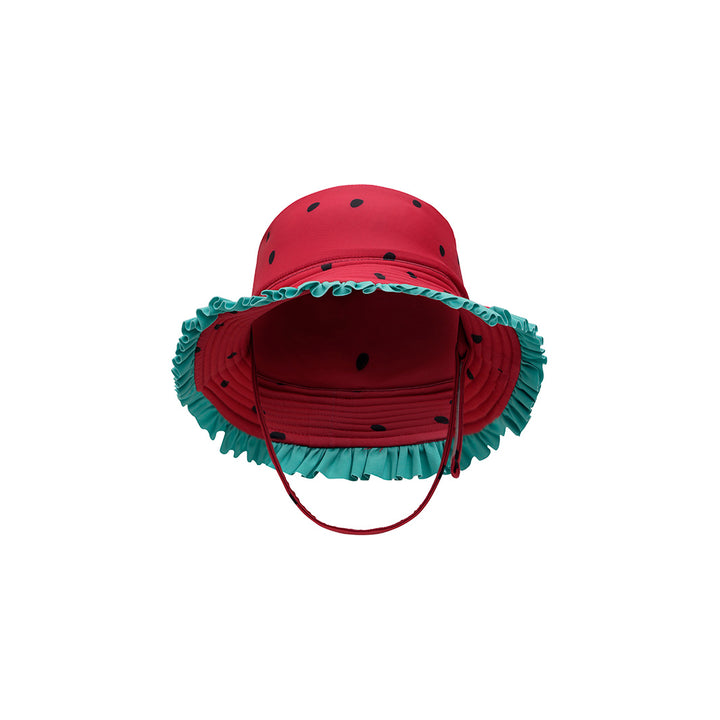Cancer Council | Toddler Watermelon Bucket Hat | Flat | UPF50+ Protection