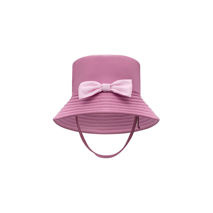 Cancer Council | Kids Bow Bucket Hat | Front | UPF50+ Protection