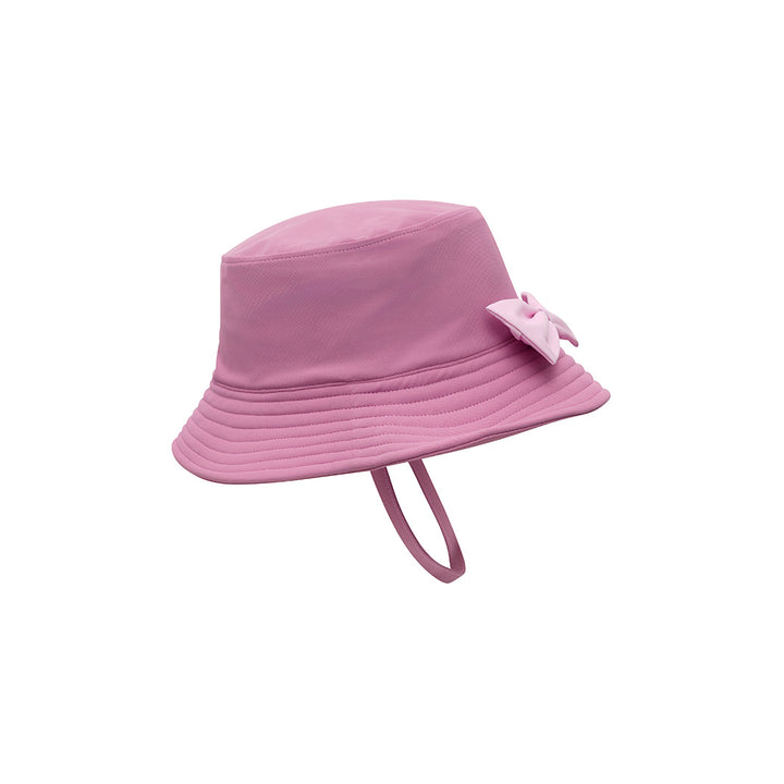 Cancer Council | Kids Bow Bucket Hat | Side | UPF50+ Protection