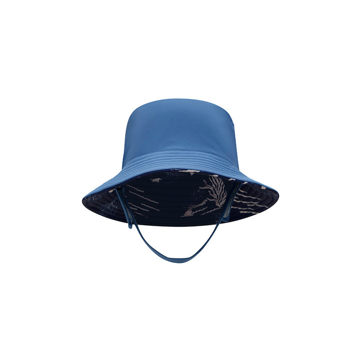 Cancer Council | Kids Coastal Reversible Bucket Hat | Reverse Front | UPF50+ Protection