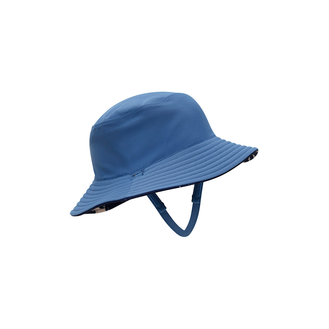 Cancer Council | Kids Coastal Reversible Bucket Hat | Side | UPF50+ Protection