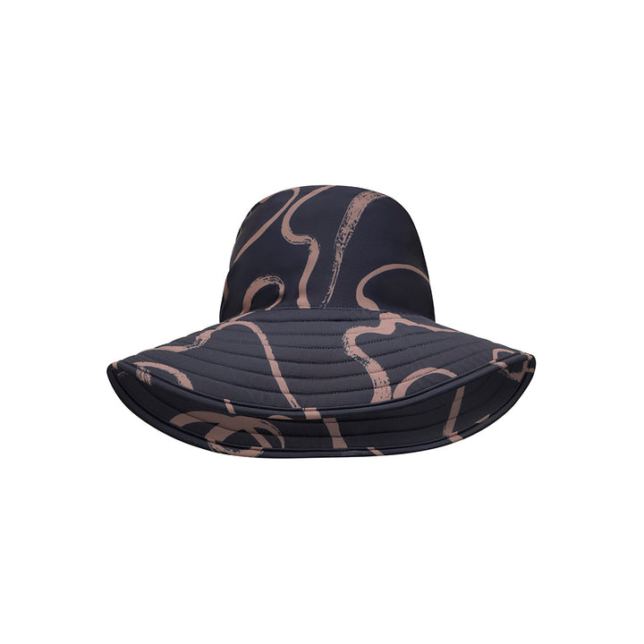 Cancer Council | Womens Swirl Swim Hat | Flat | UPF50+ Protection