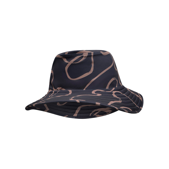 Cancer Council | Womens Swirl Swim Hat | Angle | UPF50+ Protection