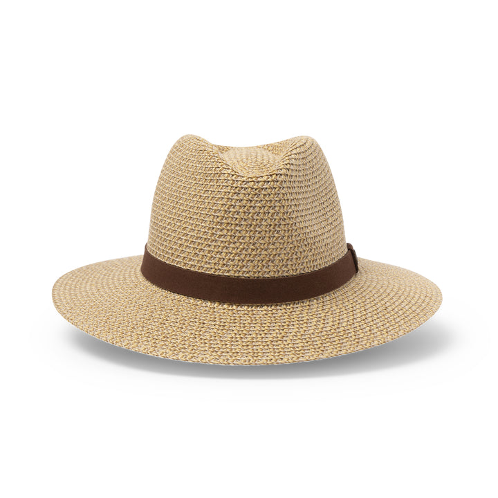 Cancer Council | Outback Lightweight Fedora - Front | Natural | UPF50+ Protection