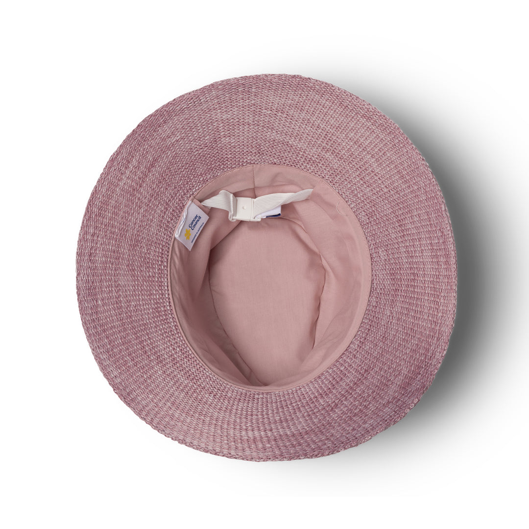Cancer Council | Jacqui Mannish Hat - Under Brim | Old Rose Pink | UPF50+ Protection