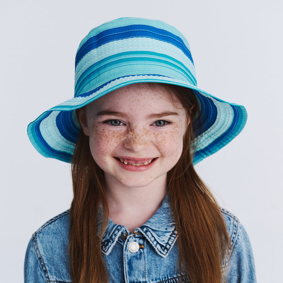 Cancer Council | Chloe Bucket Hat - Lifestyle | Blues | UPF50+ Protection