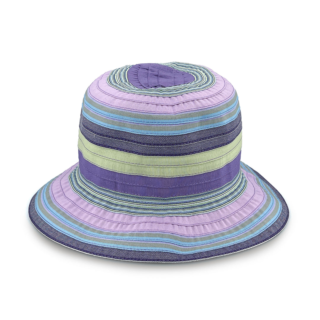 Cancer Council | Chloe Bucket Hat - Side | Lilacs  | UPF50+ Protection