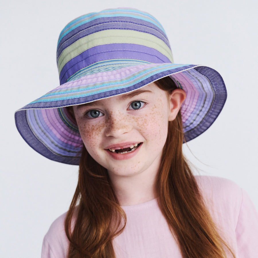 Cancer Council | Chloe Bucket Hat - Lifestyle | Lilacs  | UPF50+ Protection