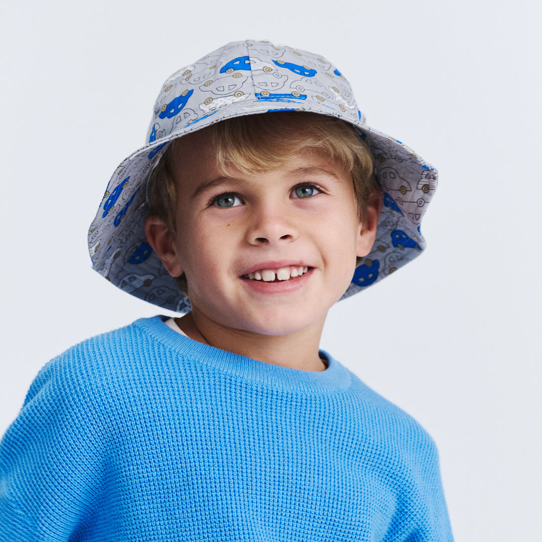 Cancer Council | Levi Bucket - Lifestyle | Blue Car | UPF50+ Protection