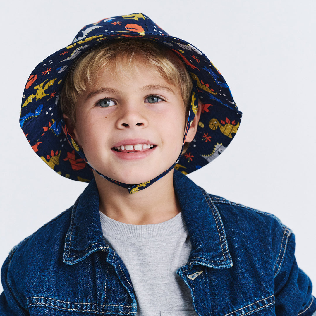 Cancer Council | Levi Bucket - Model | Dinosaur | UPF50+ Protection